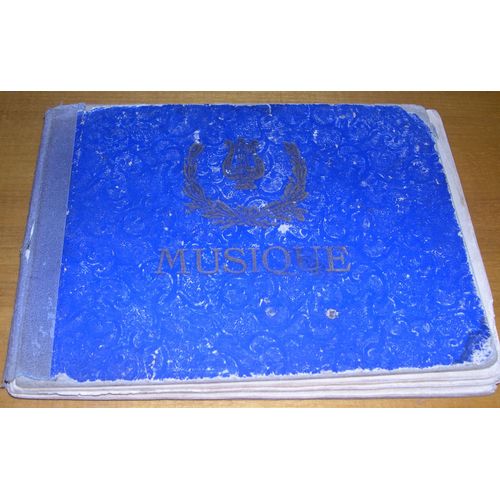 Livre De Musique Manuscrit - Partitions Et Paroles