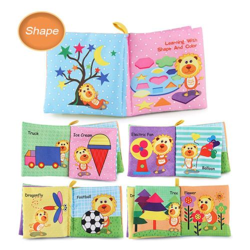 Livre En Tissu Doux Pour Bb, Nouveau-N Et Enfant, Apprentissage Prcoce, Dveloppement De La Cognition, Lecture, Puzzle, Jouets, Journal Silencieux