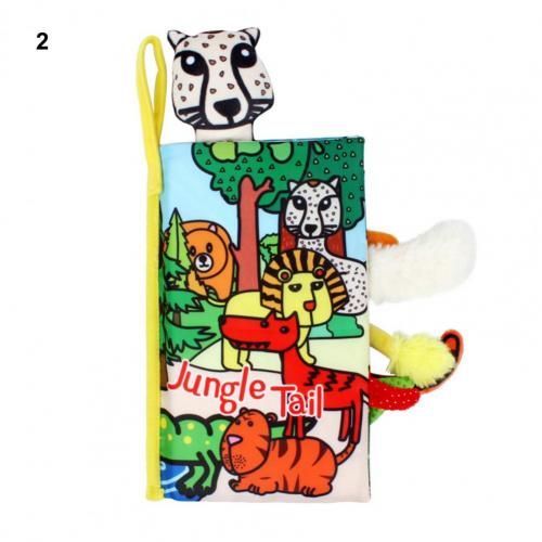 Livre En Tissu Interactif Pour Bb De 0  36 Mois, Jouet D'Apprentissage Prcoce, Puzzle Parent-Enfant, Hochet De Livre En Papier