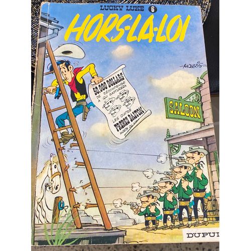 Livre Lucky Luke 6. Hors La Loi Texte Et Illustrations De Morris.   Dupuis Anne 1969