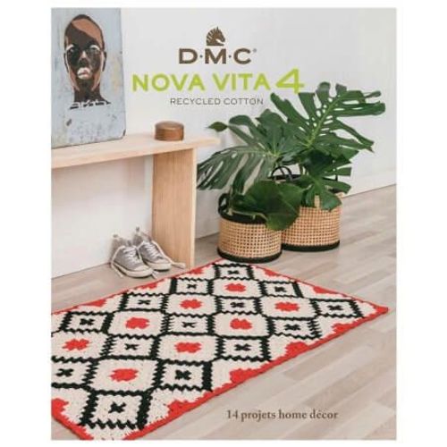 Livre Nova Vita 4: 14 Projets De Dcoration Au Crochet Et Au Tricot - Donnez Vie  Votre Maison - Dmc Blanc