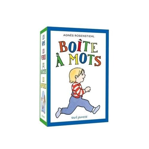 Bote  Mots - Coffret En 4 Volumes : Les Mots - Les Adverbes - Les Verbes - Les Adjectifs   de Rosenstiehl Agns  Format Album 
