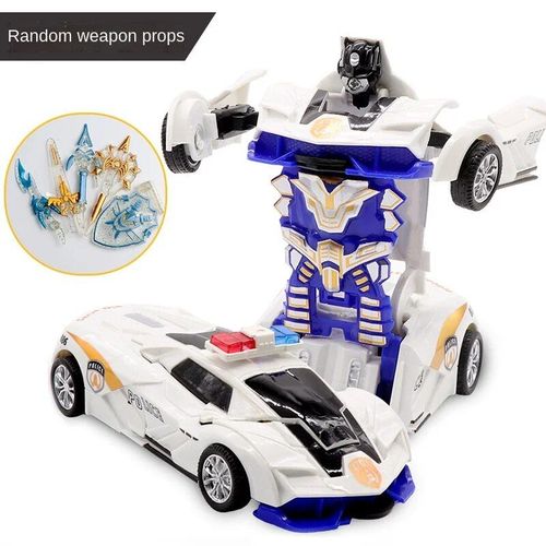 Ljwt - Nouveau Style Mini 2 En 1 Anime Transformation Robot Mode