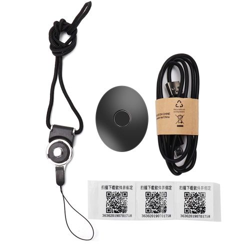 Localisateur GPS intelligent pour animaux de compagnie, personnes agees, enfants, anti-perte (noir)