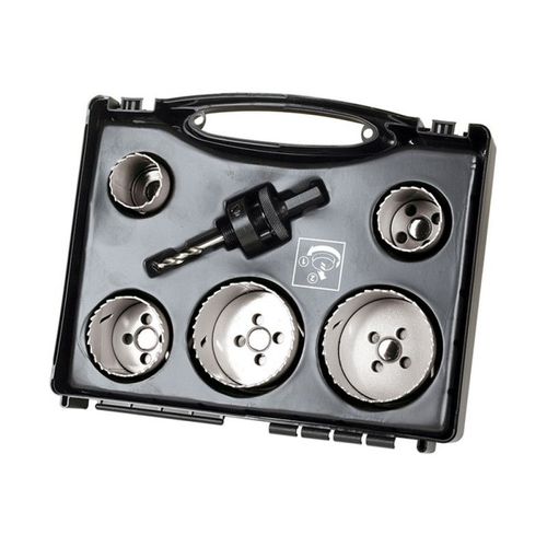 Coffret Scies Cloches lectricien & Plombier Wolfcraft 3764000 35  68 Mm