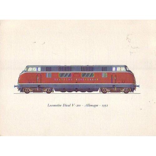 Locomotive Diesel V 200 Allemagne 1952 Pour Le Medicament Soframycine