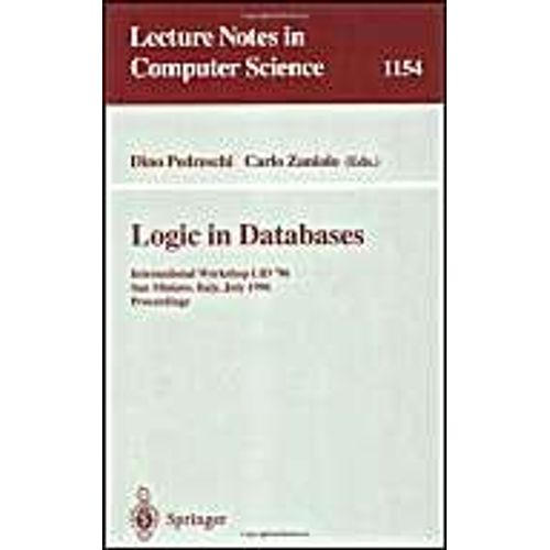 Logic In Databases   de Dino Pedreschi  Format Broch 