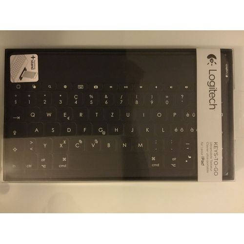 Logitech Keys-to-Go noir pour iPad QWERTZ Suisse
