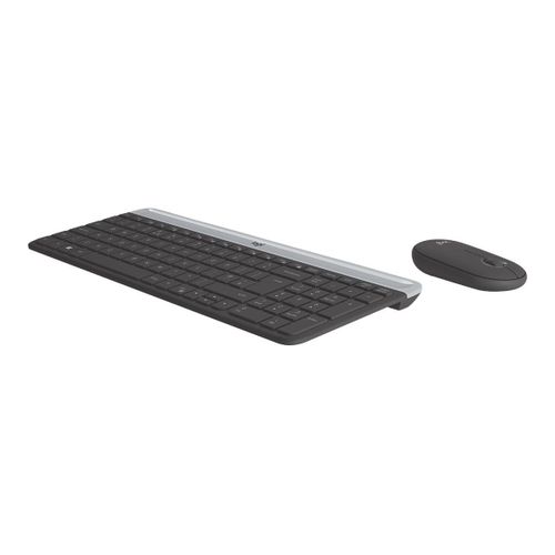 Logitech Slim Wireless Combo MK470 - Ensemble clavier et souris