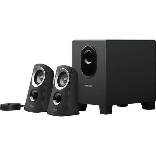 Logitech Z313 Systme de Haut-Parleurs 2.1 avec Subwoofer,Son Riche,50W en Puissance,Basses Puissantes,Entre Audio 3,5 mm,Prise