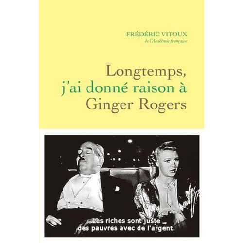 Longtemps, J'ai Donn Raison  Ginger Rogers  