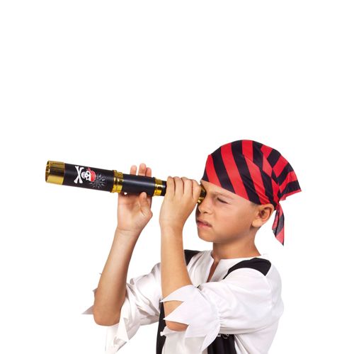 Longue Vue De Pirate Noir 32 Cm Enfant - 82790 - Taille Unique - Port 0