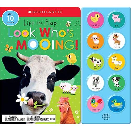Look Who's Mooing!: Scholastic Early Learners (Sound Book)   de Scholastic  Format Broch 