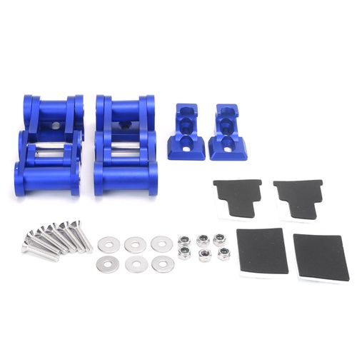 Loquets De Capot En Alliage D'aluminium Cnc Pour Jeep Wrangler Jk Jku 2007-2018, Bleu