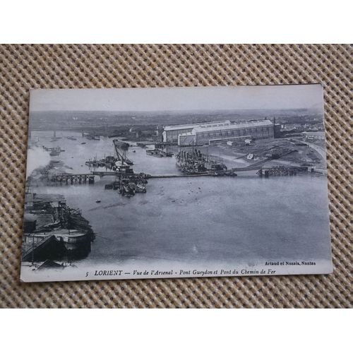 Lorient , Vue De L'arsenal, Pont Gueydon Et Pont Du Chemin De Fer