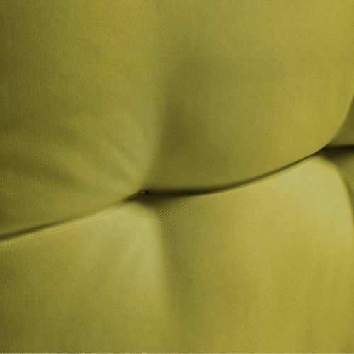 Lot 2 Coussins Palette Dossier Polyester Vert 60x40x12 Cm