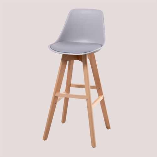 Lot 2 Tabourets Hauts Nordic Edition Gris ?76 Cm