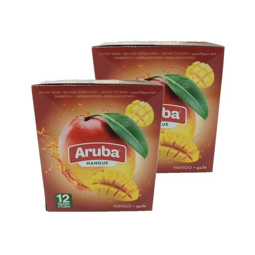 Lot 2x Boisson Instantane Arme Mangue - 12 X 30g - Bote 720g