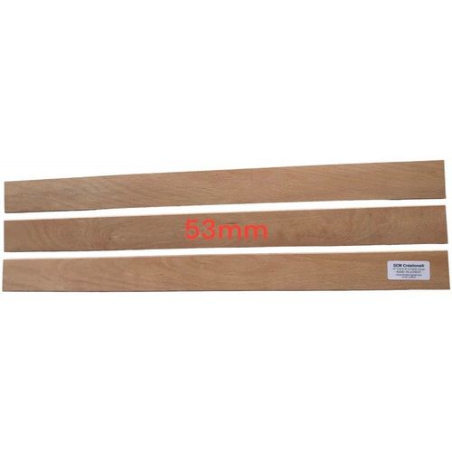 Lot 3 Lattes 82.7 Cm 827 X 53 X 8 Mm Pour Sommier, Lit, Bz Et Clic-Clac 7 Plis Bois - Scm Crations
