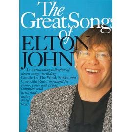 Chant et Guitare Partitions pour Piano The Songs Of Elton John Boîtes dAccord 