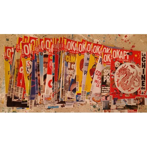 Lot 36 Revues Okapi 2013  2021 Les Numros 950 952 954 955 956 957 958 959 960 963 964 965 966 967 968 982 991 992 993 994 995 996 997 998 1000 1001 1003 1006 1012 1042 1044 1046 1059 1066 1068...