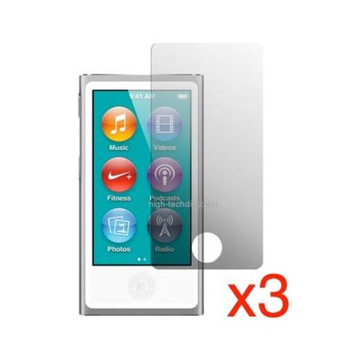 Lot 3x Films De Protection cran Pour Apple Ipod Nano 7g 7me Gnration
