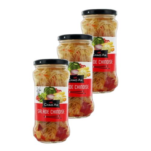 Lot 3x Salade Chinoise - Pot 370ml