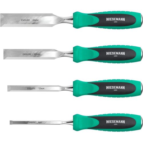 Lot 4 Pcs. Ciseaux  Bois En Acier Inoxydable Q50 8, 12, 20, 26mm Avec tui Pratique De I Ensure Serie I 81291 - Jack Daniels