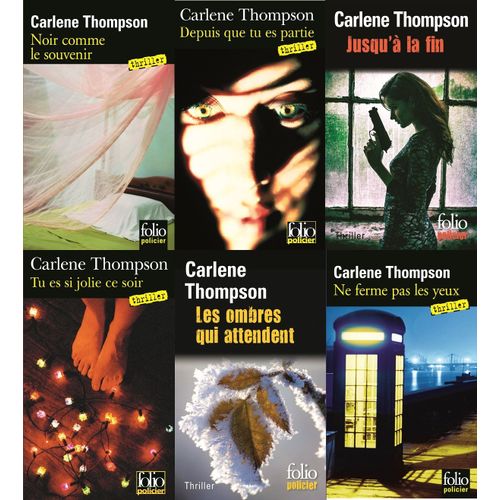 Lot 6 Livres Poche Carlene Thompson Noir Comme Le Souvenir / Depuis Que Tu Es Partie / Jusqu' La Fin / Tu Es Si Jolie Ce Soir / Les Ombres Qui Attendent / Ne Ferme Pas Les Yeux