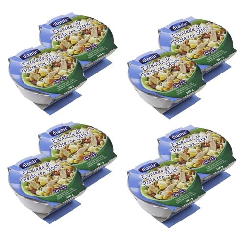 Lot 8x Salade De Ptes Au Thon - Barquette 240g