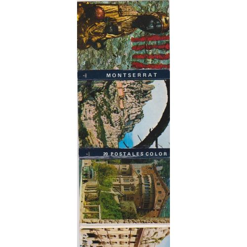 Lot Carnet 20 Cartes Postales Dpliantes Montserrat Non crites - 801x105 Mm 1992 -