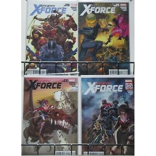 Lot Complet Uncanny X-Force 20  23 ( V.O. 2012 Marvel ) *** The Trial Of Fantomex Par Rick Remender & Greg Tocchini **