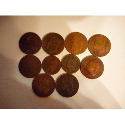 Lot De 10 Anciennes Pices D'italie