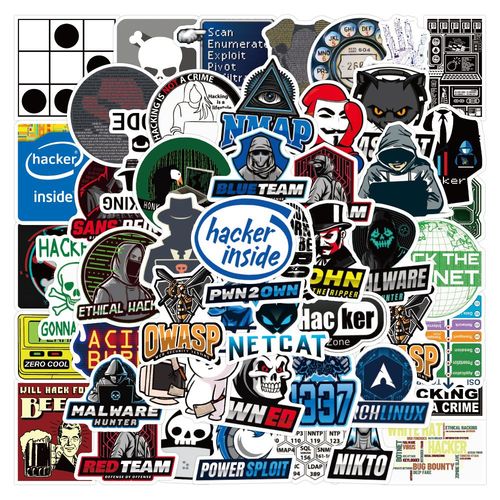Lot De 100 Autocollants De Hacker De Rseau De Programmation Java