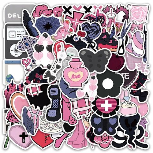 Lot De 100 Breloques Yk Roses Vintage Egirl