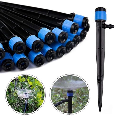 Lot de 100 micro-arroseurs rglables pour tube d'irrigation de 1/4