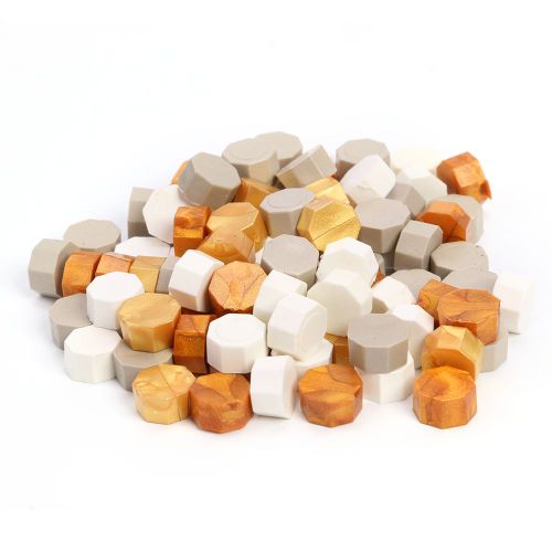 Lot De 100 Perles De Sceau En Forme De Haricots, Pour Sceller Les Enveloppes De Cire De Mariage, Bricolage, Artisanat Ancien, Outils De Fabrication De Timbres