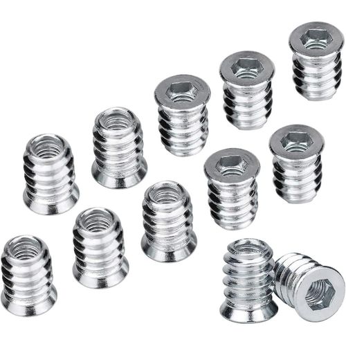 Lot De 100 Vis  Tte Fraise Professionnelles, Assortiment De Vis M6 X 15 Mm, Insert Filet  Six Pans Creux Pour Meubles