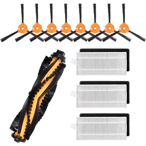 Lot de 12 pices de rechange pour aspirateur robot Deebot N79S N79 - Brosse principale HEPA filtre latral accessoire pour RoboVac 11 Cecotec Conga Excellence 990