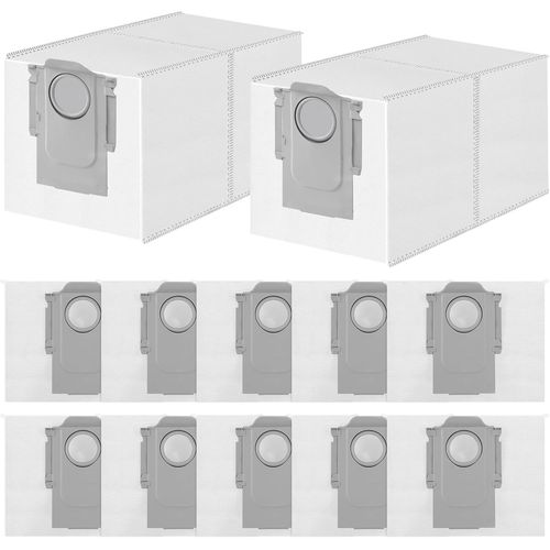Lot De 12 Sacs  Poussire Pour Roborock Q Revo/Qrevo S/Qrevo Pro/Qrevo Edge/Qrevo Curv/Qrevo Slim/S5V/S8 Maxv Ultra/Qv 35S 35A/Qr 598 798, Saros 10R/Z70 Robot Aspirateur, Accessoi[SSE7110482]