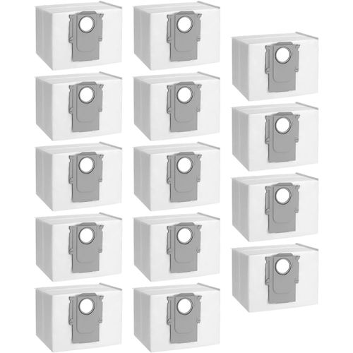 Lot De 14 Sacs  Poussire Pour Roborock S8+/S8 Pro Ultra/S7 Maxv Ultra/Q7+/Q7 Max+/Q8 Max+/Q5 Pro+/T8 Aspirateur, Grande Capacit Accessoires Sacs D'Aspirateur De Rechange[AAccessoires124]