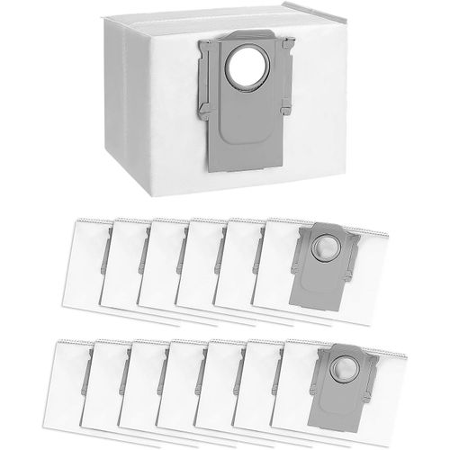 Lot De 14 Sacs  Poussire Pour Roborock S8+/S8 Pro Ultra/S7 Maxv Ultra/S7 Pro Ultra/Q7+/Q7 Max+/Q8 Max+/Q5 Pro+/T8 Aspirateur, Accessoires Sacs De Rechange Pour Roborock[SSE7110366]