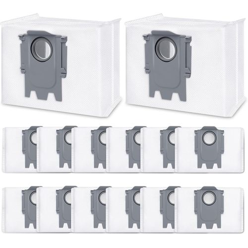Lot De 14 Sacs D'Aspirateur Pour Roborock S8+ S8 Pro Ultra S7 Maxv Ultra S7 Pro Ultra Q7+ Q7 Max+ T8 Q5+ G10S Pro Q7 Max+ Q8 Max+ Station D'Aspiration, 3 L[SSE7113632]