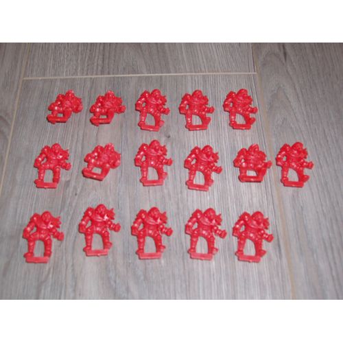Lot De 16 Figurines Humains Du Jeu Blood Bowl De Descartes / Games Workshop