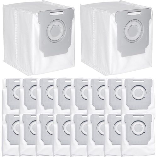Lot de 18 sacs d'aspirateur compatibles avec les aspirateurs robots iRobot Roomba i7 i7+ i3 i3+ i4 i4+ i6 i6+ i8 i8+ i1 i1+ j7 j7+/Plus S9 S9+ I & S & J Series, rutilisez les sacs d'limination automatique de la salet