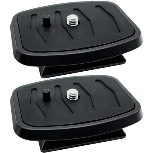 Lot de 2 adaptateurs pour trpied de 35 mm  dgagement Rapide trpied d'appareil Photo Montage  libration Rapide pices de Rechange pour Quantaray Sunpak Slik Walmart QR-57 QB-4W.[F436]
