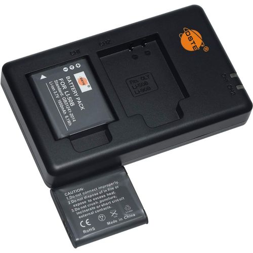 Lot de 2 Batteries de Rechargeables LI-50B et Double Chargeur compatibles avec Casio NP-150,Olympus Stylus 9000 9010 SP-800UZ SP-810UZ SZ-20 SP-720UZ iHS SZ-16 iHS Tough TG-870 XZ-10 VR-370.[X294]