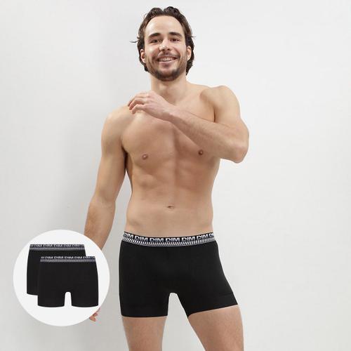 Lot De 2 Boxers Noirs Pour Homme 3d Stay And Fit