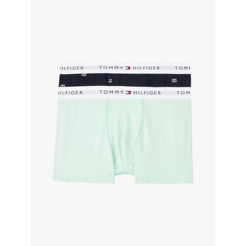 Lot De 2 Boxers Signature 2 Pk Trunk Print/Desert Sky Outline Flag/Dew Green - 12-14