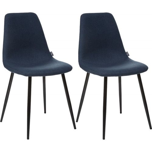 Lot De 2 Chaises Style Scandinave Tyka Atmosphera - Lot De 2 Chaises Tyka Bleu-Bleu - Bleu